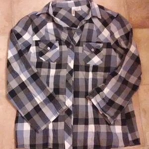 Womens Button Down Flannel